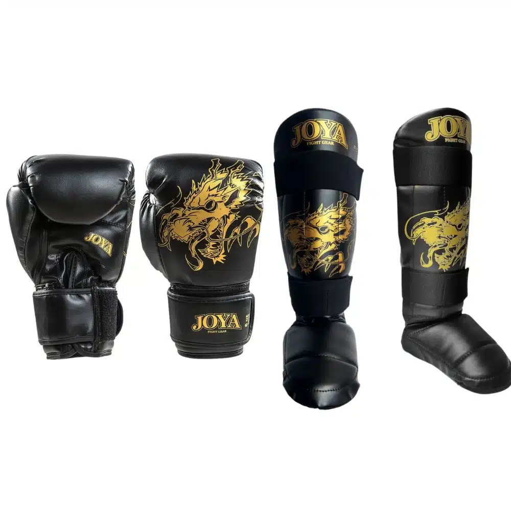 Joya fight gear kickboks set dragon goud