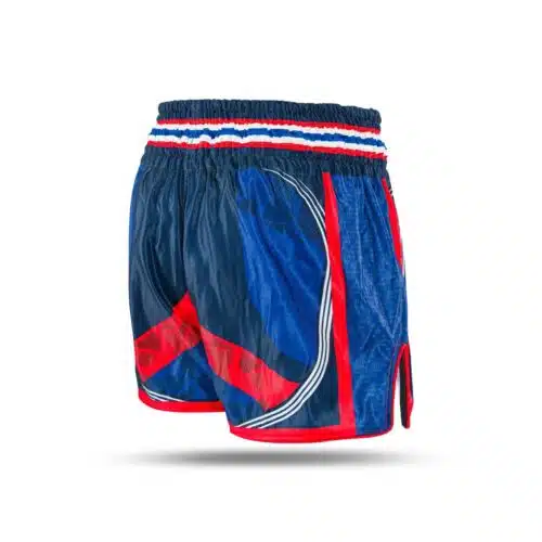 King pro boxing kickboksbroekje flag 2 blauw