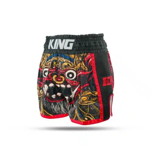 King pro boxing kickboksbroekje Baron zwart/rood