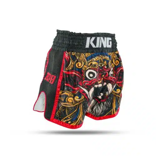 King pro boxing kickboksbroekje Baron zwart/rood
