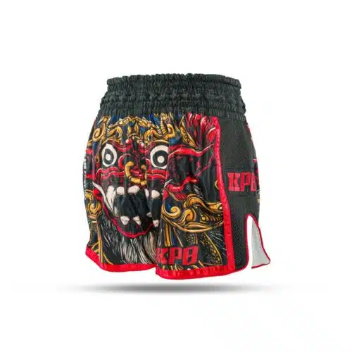 King pro boxing kickboksbroekje Baron zwart/rood