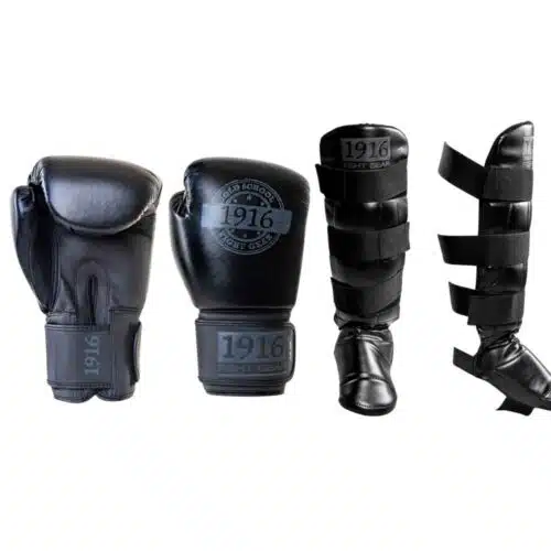 1916 Fight Gear Kickboks Set Hybrid Pro 2.0 Black