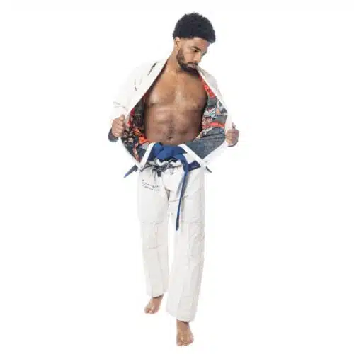 Energia fightwear bjj gi de luxe off white