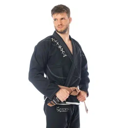 Energia fightwear bjj gi de luxe black