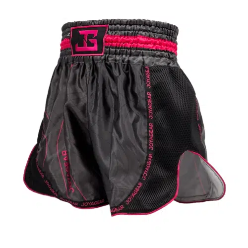 Joya gear kickboksbroek essential zwart/roze