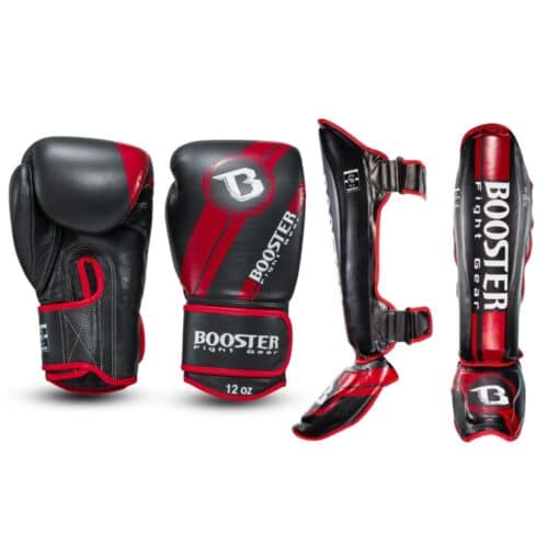 Booster kickboks set red foil