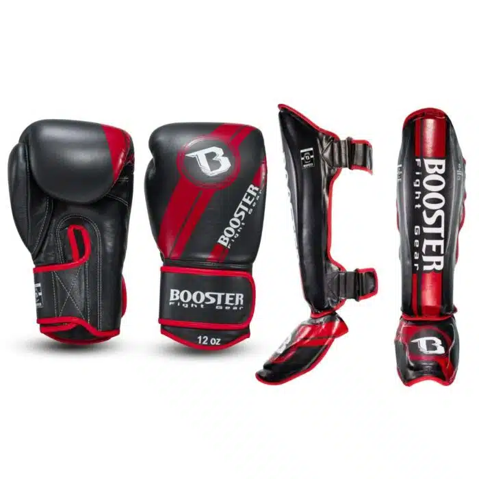 Booster kickboks set red foil