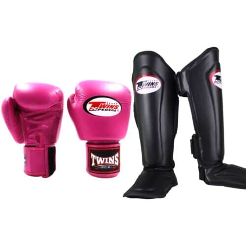 Twins kickboks set pink