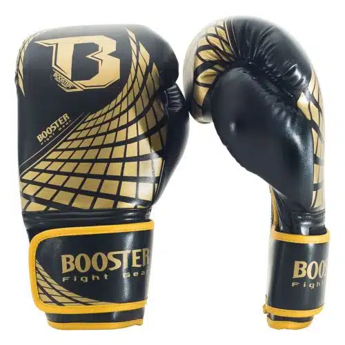 Booster bokshandschoenen cube zwart/goud