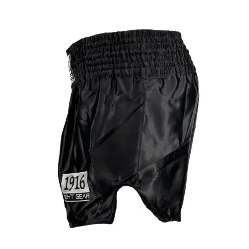 1916 fight gear kickboksbroek classic 2.0 zwart/wit