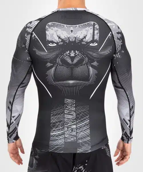Venum Gorilla Jungle Rashguard Lange Mouwen - Zwart/Wit