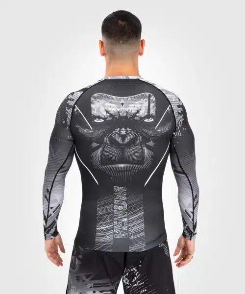 Venum Gorilla Jungle Rashguard Lange Mouwen - Zwart/Wit