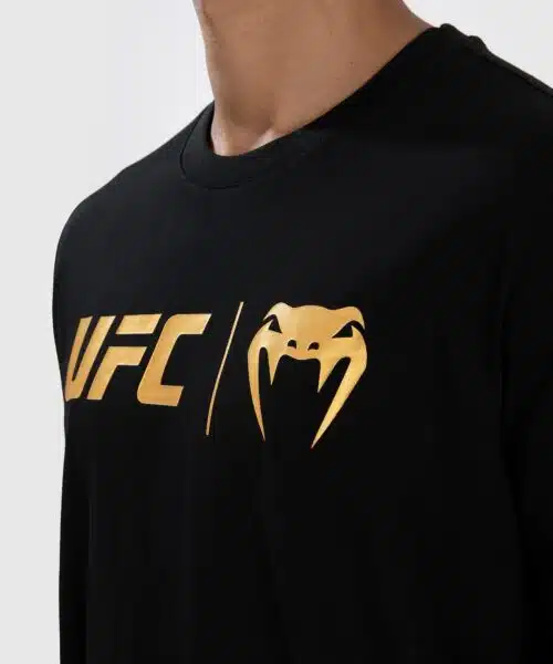 UFC Venum Classic T-shirt - Zwart/Goud
