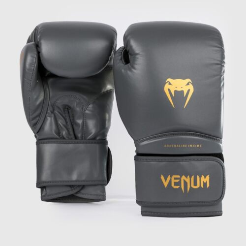 Venum bokshandschoenen contender 1.5 grey/gold
