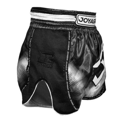 Joyagear kickboksbroek evolution zwart/wit