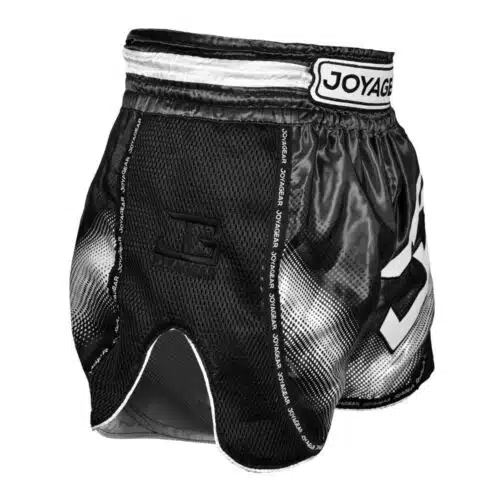 Joyagear kickboksbroek evolution zwart/wit