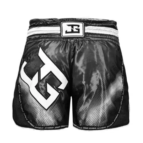 Joyagear kickboksbroek evolution zwart/wit