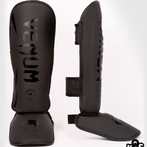 Venum challenger scheenbeschermers kids matte/black