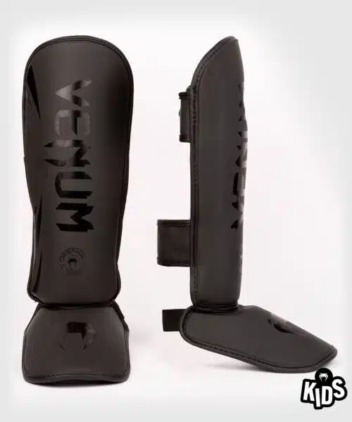 Venum challenger scheenbeschermers kids matte/black