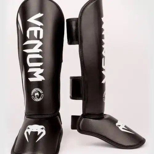 Venum challenger scheenbeschermers kids black/white