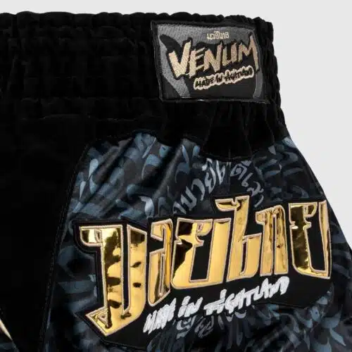 Venum muay thai short attack black/grey