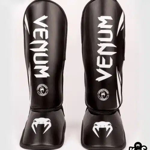 Venum challenger scheenbeschermers kids black/white