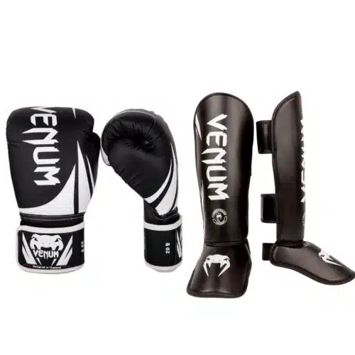 Venum Kickboks Set Challenger 2.0 kids BlackWhite