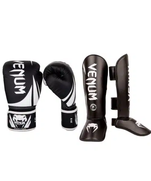 Venum Kickboks Set Challenger 2.0 kids BlackWhite
