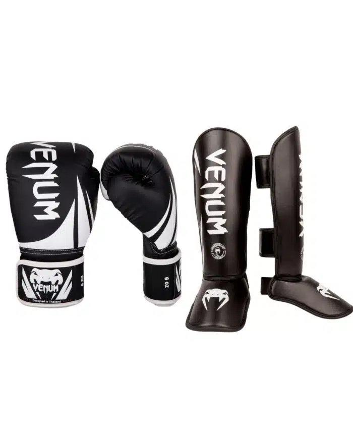 Venum Kickboks Set Challenger 2.0 kids BlackWhite