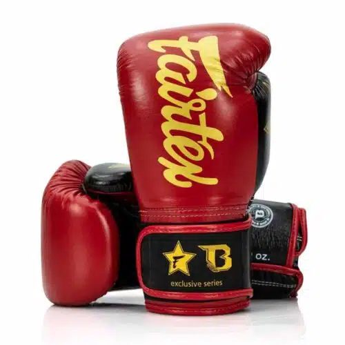 fairtex bokshandschoenen red/black