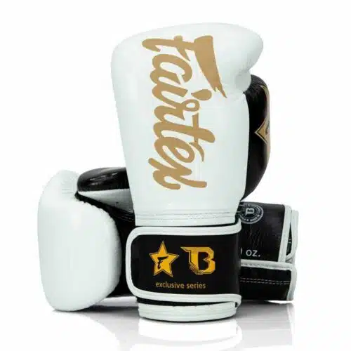 fairtex bokshandschoenen white/black