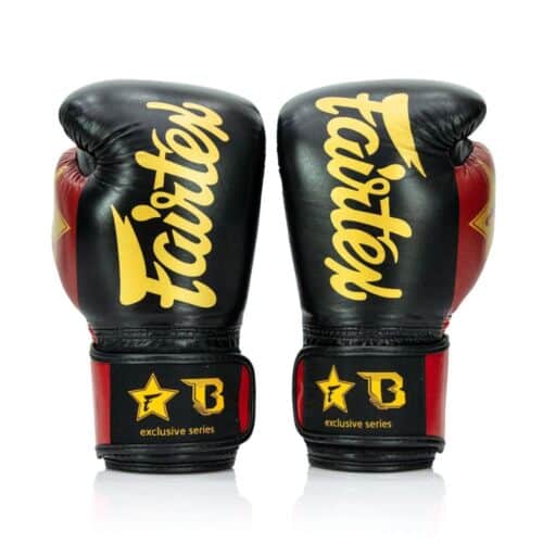 fairtex bokshandschoenen black/red