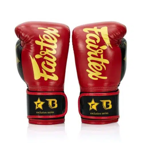 fairtex bokshandschoenen red/black