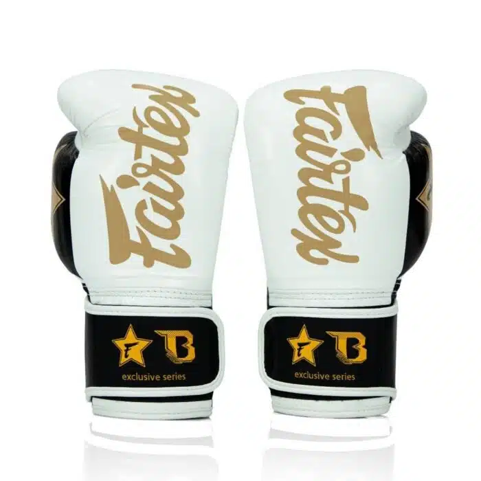fairtex bokshandschoenen white/black