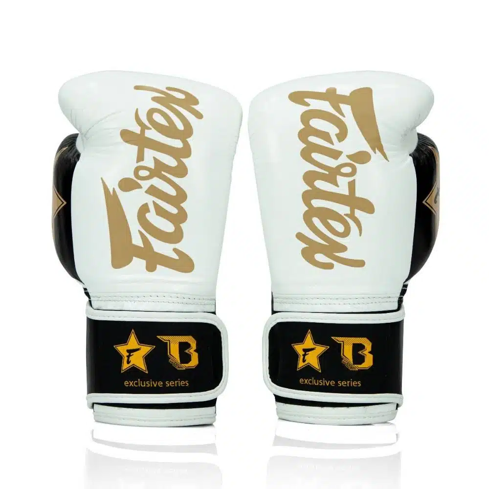 fairtex bokshandschoenen white/black