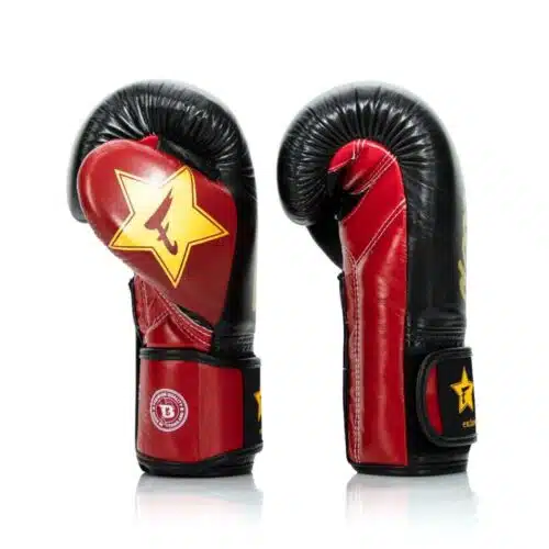fairtex bokshandschoenen black/red