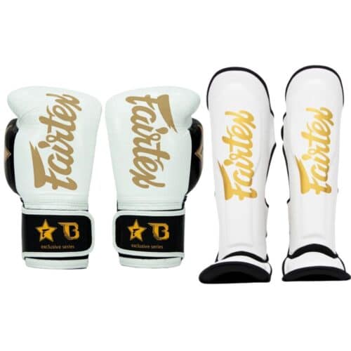 Fairtex Kickboks set WhiteBlack