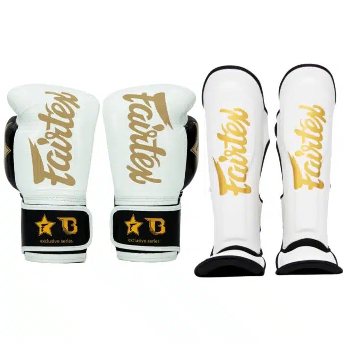 Fairtex Kickboks set WhiteBlack