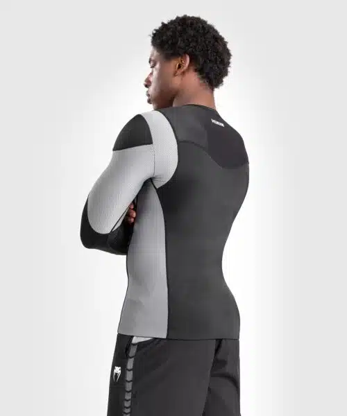 Venum Tempest Heren Lange Mouwen Rashguard - Zwart/Grijs
