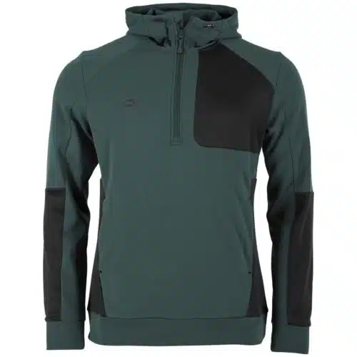 Stanno Plaza Brush Hooded Half Zip Top