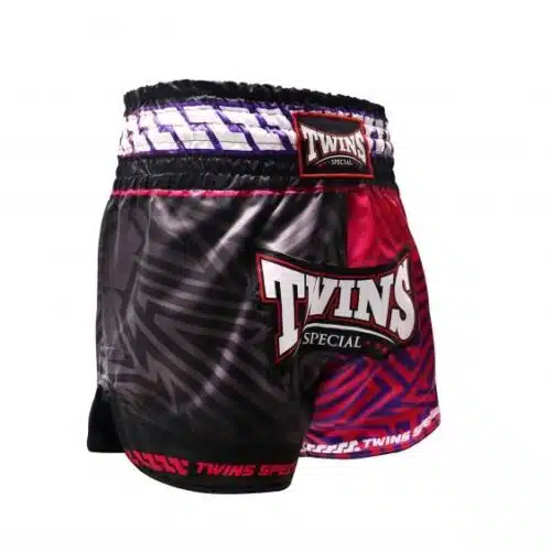 Twins Kickboksbroek TTBL Maze Zwart/Rood