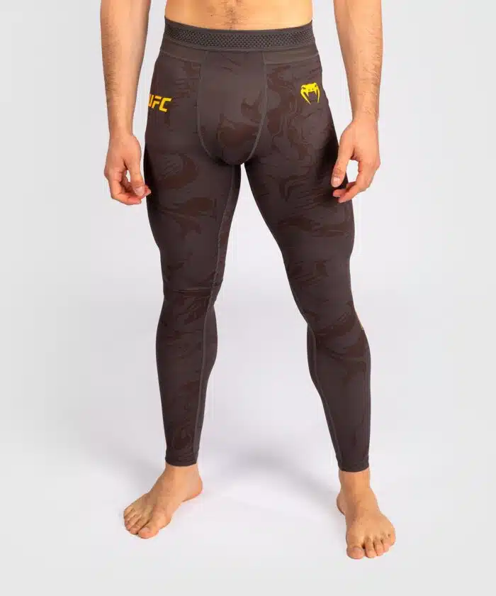 UFC Fusion by Venum Fight Week Performance Leggings voor Heren - Earthen Brown