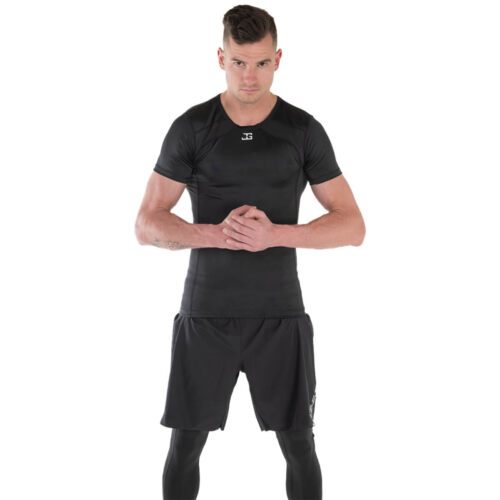 JoyaGear Compressie Rashguard Short Sleeve Zwart/Wit