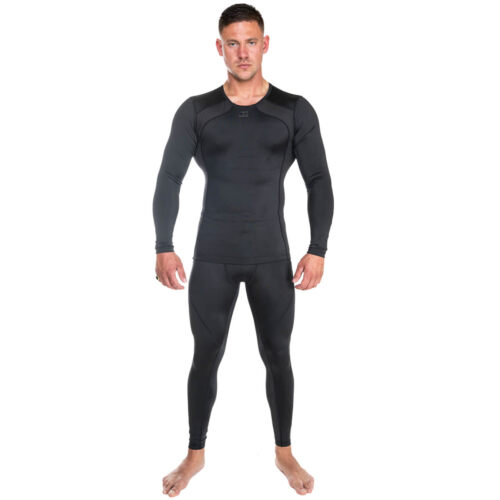 Joyagear rashguard essential lange mouw zwart