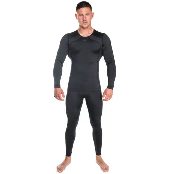 Joyagear rashguard essential lange mouw zwart