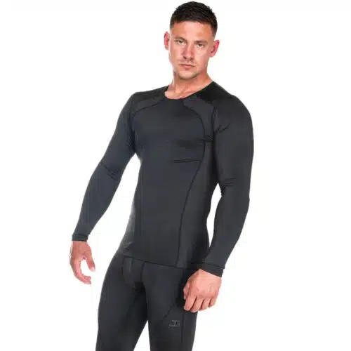 Joyagear rashguard essential lange mouw zwart