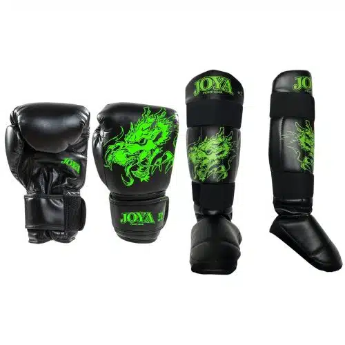 Joya fight gear kickboks set dragon groen