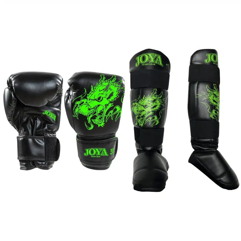 Joya fight gear kickboks set dragon groen