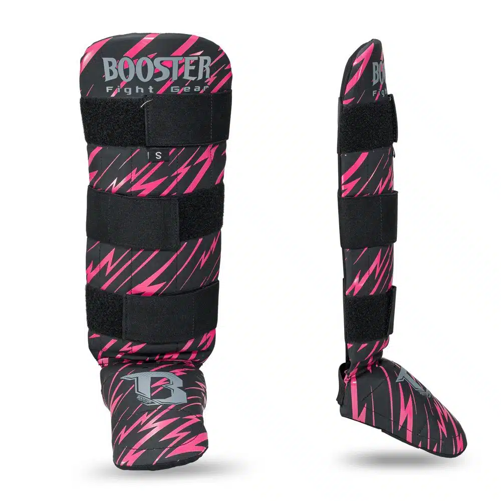 Booster scheenbeschermers combat serie kids roze