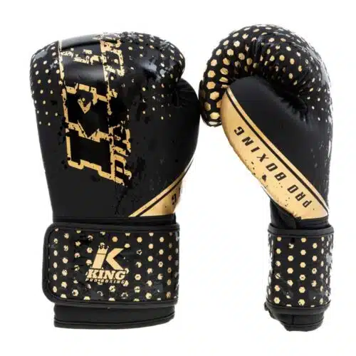 King Pro Boxing Bokshandschoenen Kids Hexagon - Goud